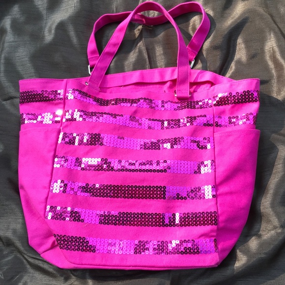 💖VS Hot Pink Tote!💕 FREE WITH $75 BUNDLE! - Picture 4 of 6